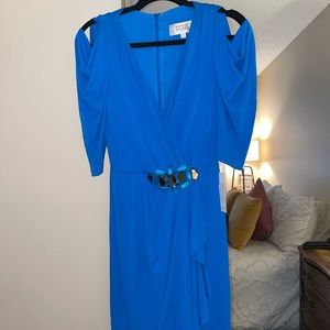 Blue Badgley Mischka Formal Dress